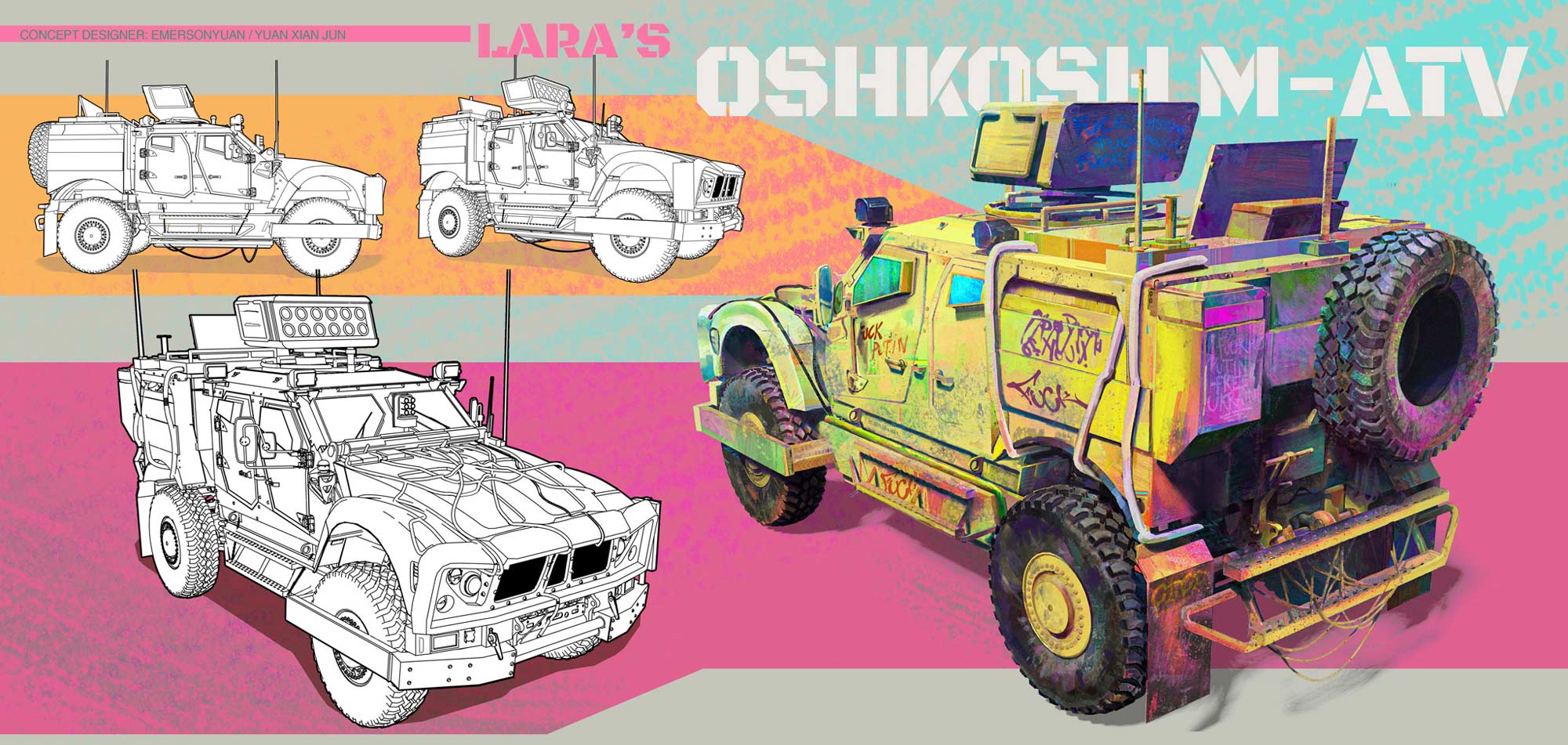 Oshkosh M-ATV detail