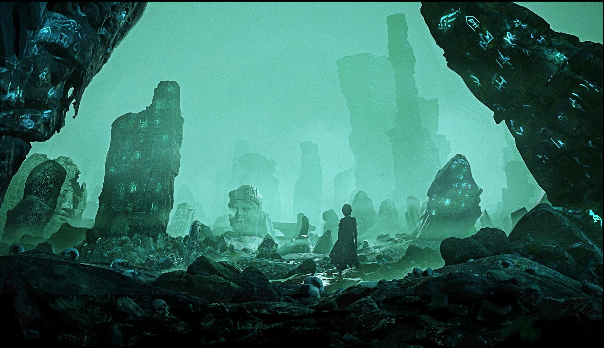 Valley of bones environment